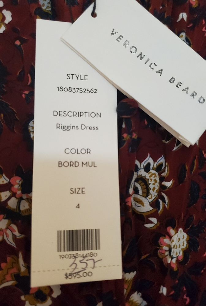 VERONICA BEARD Silk mini dress - Picture 6 of 6